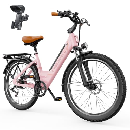 Cybervelo 750W Electric Bike for Adults,up 80 Miles Removable Battery Ebike, 26" Electric E Bike with 7-Speed,Adult Electric Bicycles for Commute Beach Snow Womens/Man All Terrain image 14