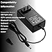 ALITOVE 12V DC Power Supply 3A 36W Universal AC Adapter 100-240V 50-60hz to 12 Volt Power Adapter Cord 3Amp 2.5A 2A 5.5mm x 2.5mm 2.1mm for LED Strip Light CCTV Security Camera PC Monitor and More