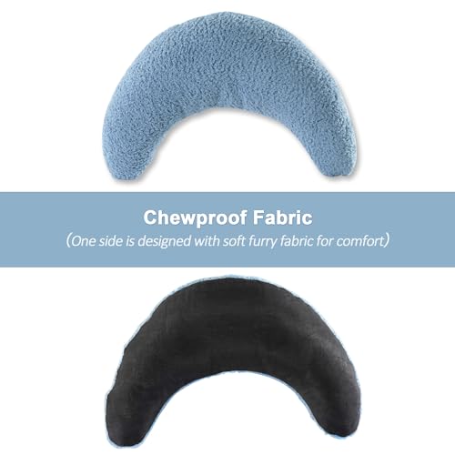 HOMBYS-Chewproof-Dog-Pillow-Calming-Toy-for-Dogs-Anxiety-Relief-Suitable-for-Both-Crazy-Tearers-Tame-Dogs-Furry-Surface-Soft-Comfortable-Dog-Neck-Pillow-Improve-Sleeping-Machine-Washable - Cucciolini Doodles   HOMBYS-Chewproof-Dog-Pillow-Calming-Toy-for-Dogs-Anxiety-Relief-Suitable-for-Both-Crazy-Tearers-Tame-Dogs-Furry-Surface-Soft-Comfortable-Dog-Neck-Pillow-Improve-Sleeping-Machine-Washable