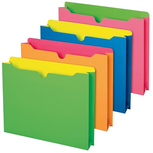 Chemises de classement Pendaflex fluo pour organiser le bureau de la maison