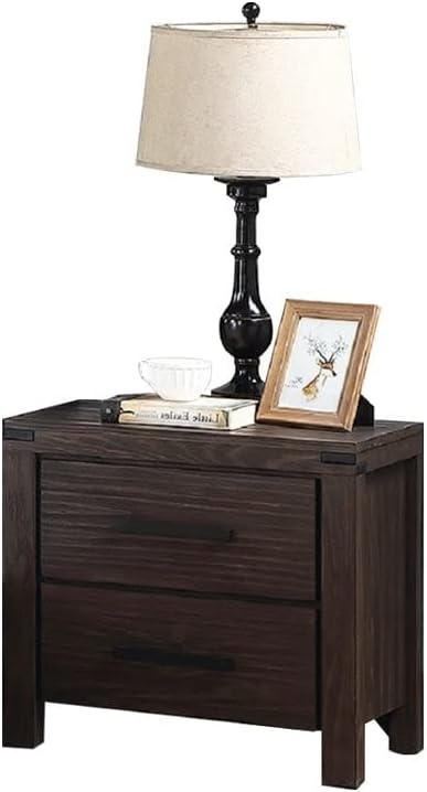 simple relax SR-PDEX-F5426 Nightstand, Dark Grey