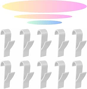 10 Ganci Per Termosifone Trasparenti - Appendini Salvaspazio Per Asciugamani Bagno - Foto 6