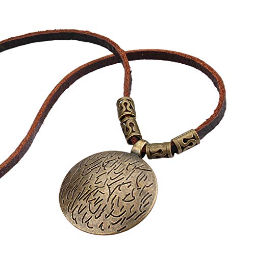 Genuine Leather Necklace - Cool Punk Rock Jewelry - Choker Pendant Necklace2