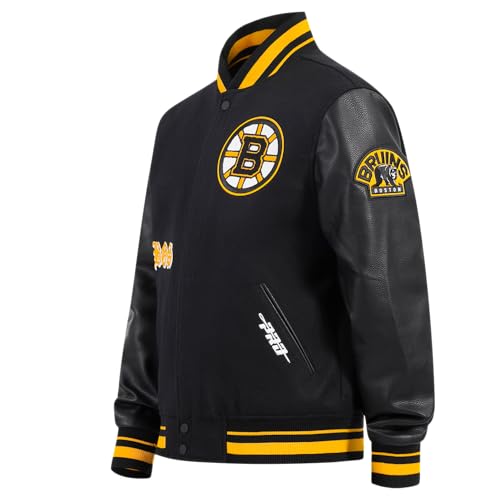 Image of Pro Standard Mens NHL Old English Varsity Jacket