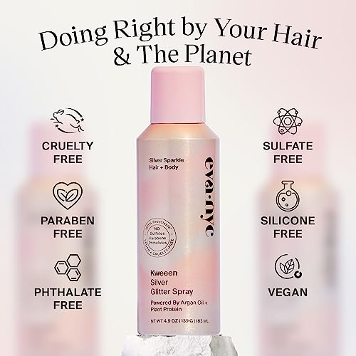 Eva·Nyc Eva Nyc Kweeen Silver Body And Hair Glitter Spray For Shimmer thumb #6