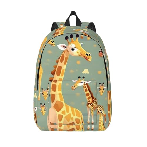 Sac à dos de voyage mignon EdWal au motif original de girafes