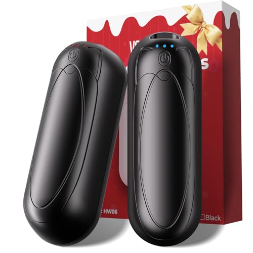 VOSFEEL Handwärmer Elektrisch 2er-Pack, Magnetische Handwärmer 3 Einstellbaren Heizmodi… – Ansicht 1