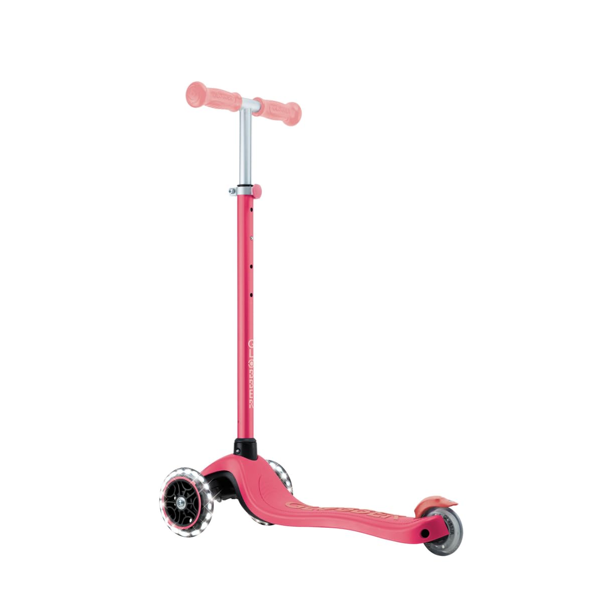 Globber - Primo Plus Glow Lights - Trottinette 3 Roues Lumineuse et Fluorescente, dès 3 Ans