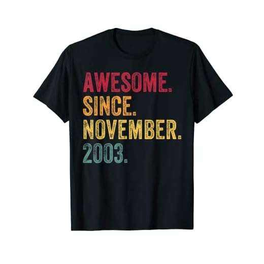 Impresionante desde noviembre de 2003 19 regalo de cumpleaños 19 años Camiseta