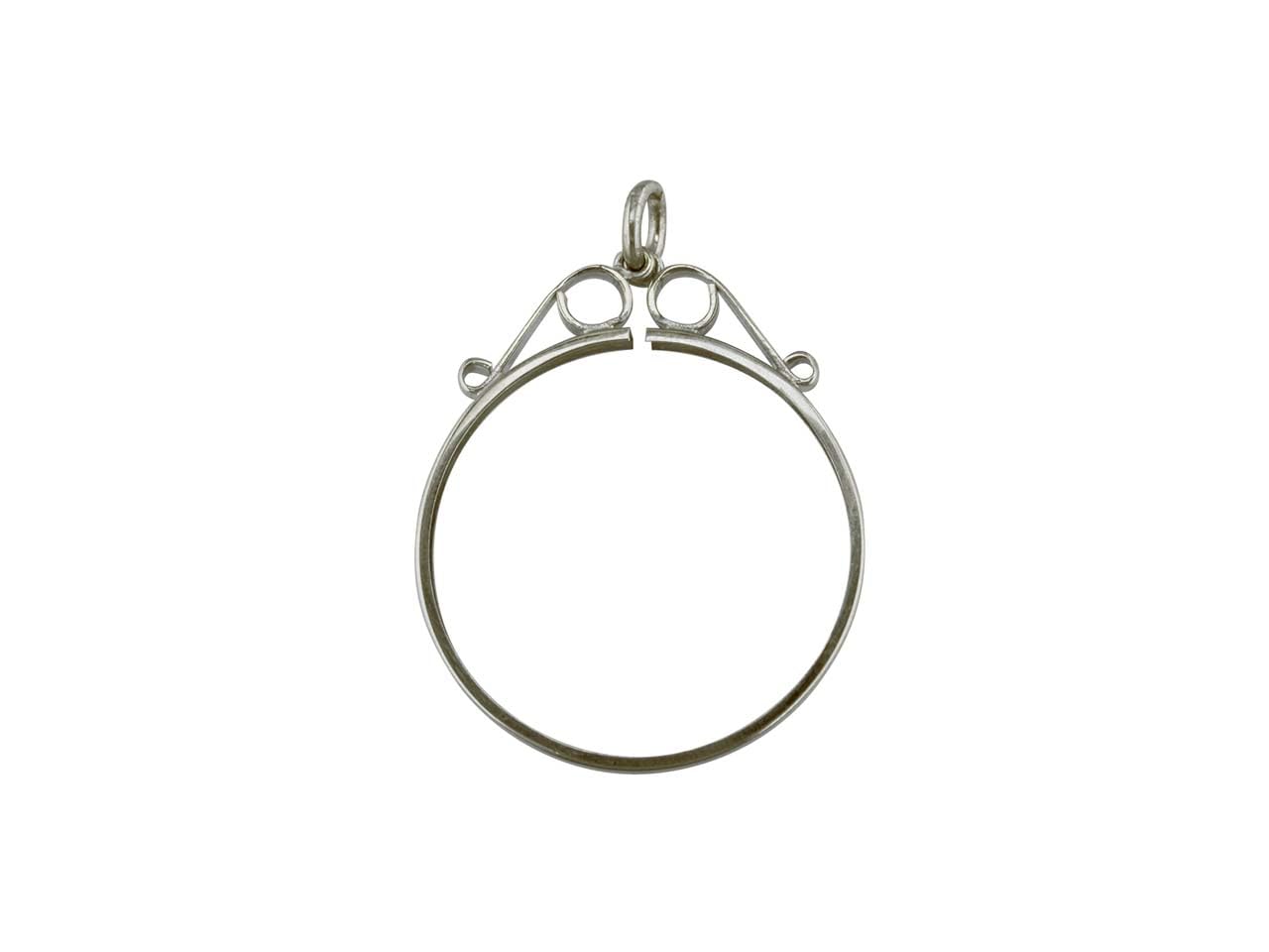 CooksongoldSterling Silver British Coin Mounts for Jewellery Making