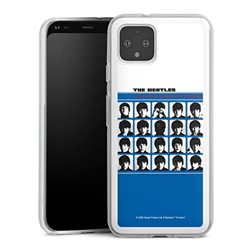 DeinDesign Coque en Silicone Compatible avec Google Pixel 4 Etui Silicone Coque Souple A Hard Day’s Night Musique The Beatles - Les Beatles, Paul McCartney, John Lennon, RIngo Starr, George Harrison DeinDesign Coque en Silicone Compatible avec Google Pixel 4 Etui Silicone Coque Souple A Hard Day's Night Musique The Beatles