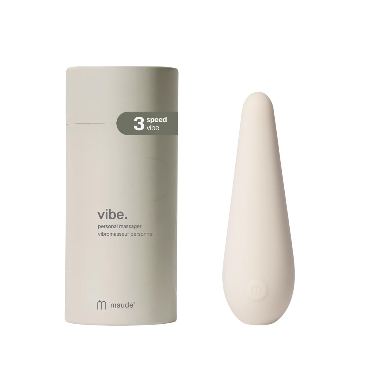 Maude Vibe - Flutter Tip Bullet Vibrator - 3-Speed Discreet External Clitoral Stimulator - Water-Resistant 100 Platinum-Grade Silicone