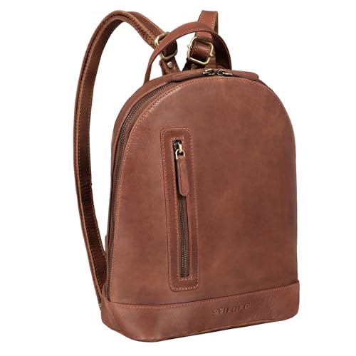 STILORD 'Reed' Moderner Leder-Rucksack Damen...