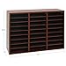 Really Good Stuff Classroom Mahogany Mail Center - 27 Slots - 32