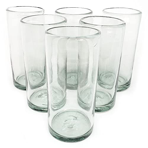 20 oz Hand Blown Iced Tea Glasses