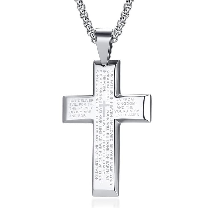 See full amazon price history chart for Asma Jewel House Crucifix Our Father Prayer Cross Pendant Chain Spanish Prayer Medal Religious Necklace for Men Asma Jewel House Crucifix Our Father Prayer Cross Pendant Chain Spanish Prayer Medal Religious Necklace for Men (B0BN4K1MG1) Amazon Price History, Amazon Price Tracker
