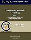 Intermediate Financial Accounting: Volume 2 Solutions to Exercises