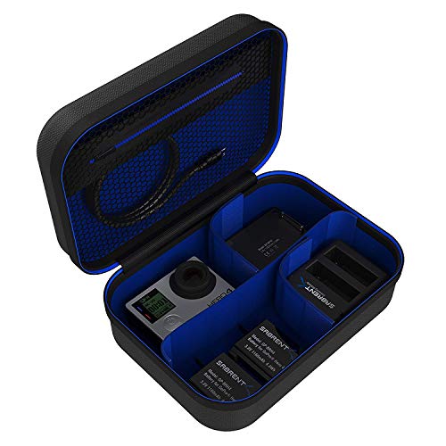 SABRENT Funda de Viaje para Banco de energía, GoPro, Discos Duros externos, SSD externos de 2.5, Funda de Transporte Robusta de EVA, Cable Cargador, y más (GP-CSSL) Cover