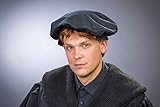 Festartikel Müller Mittelalter-Mütze Luther Schwarz Reformation Kostüm-Zubehör Fasching Karneval
