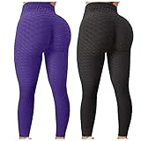 Leggings Yoga Leggings Damen Sportleggins Blumendruck Sweathose  Pilates-Dünne Stretch Jogginghose Damenleggings Strumpfhosen Tights Körpernahe Schlankeren Sporthose Elastischer-Bund