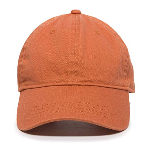 Dsgn By Dna Mountain Outdoors Baseball Cap Embroidered Cotton Adjustable Dad Hat Orange #TOP4