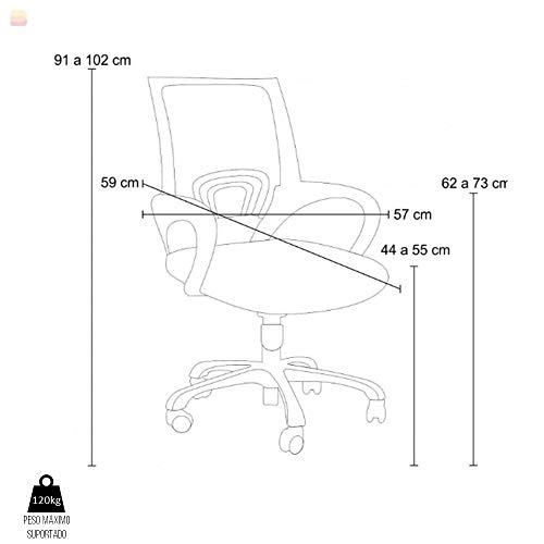 Cadeira de Escritório Confort Diretor - Kza Bela