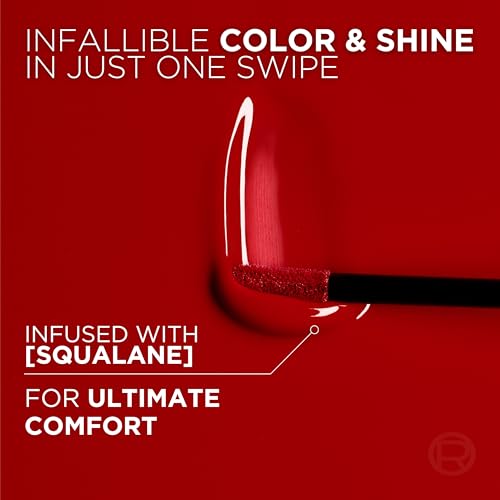 L'Oreal Paris Infallible Lacque Resistance Liquid Lipstick, 16HR Long Lasting Lip Makeup with Lacquer-Like Shine and Zero Transfer, 250, Pink Oulala - image 7