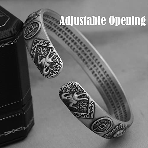 Pixiu Bracelet Feng Shui Pixiu Ring Set, Chinese Feng Shui Pi Yao Wealth Bracelet, Pixiu Ring Protection Wealth Bring Good Luck and Prosperity for Women Men4