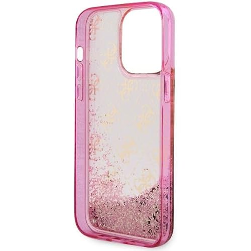 Guess Liquid Glitter Transculent 4G Coque pour iPhone 14 Pro Max 3666339116262 - vue 8