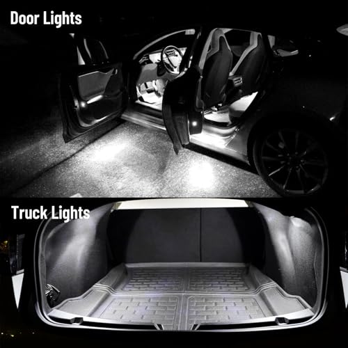 Kit 8 luces LED interiores para Ford Mustang 2015-2021 miniatura 4