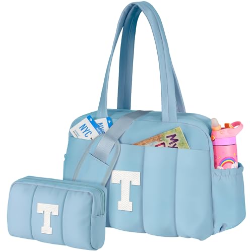 Vogewood Initial Gifts Girls-Weekender Duffle Bags for Girl,Gift for Mom