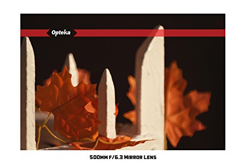 Opteka 500mm f/6.3 (with 2X- 1000mm) Telephoto Mirror Lens for Nikon F-Mount D6, D5, D4, D850, D810, D800, D780, D750, D610, D600, D7500, D7200, D5600, D5500, D5300, D3500 and D3400 DSLR Cameras