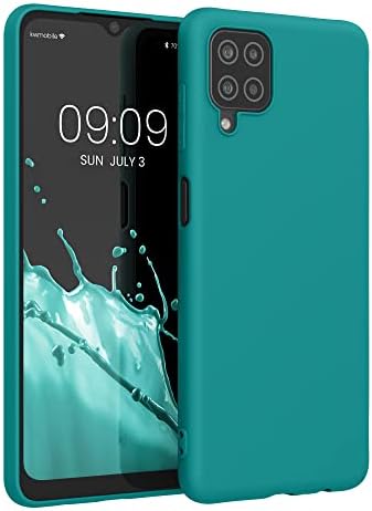 kwmobile TPU Case Compatible with Samsung Galaxy A12 - Case Soft Slim Smooth Flexible Protective Phone Cover - Fruity Orange