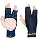 Finger Tape Alternative Compression Gloves Pair, Injury Jam Protection Splint & Grip Support for BJJ & Athletic Sports Black Unisex Medium