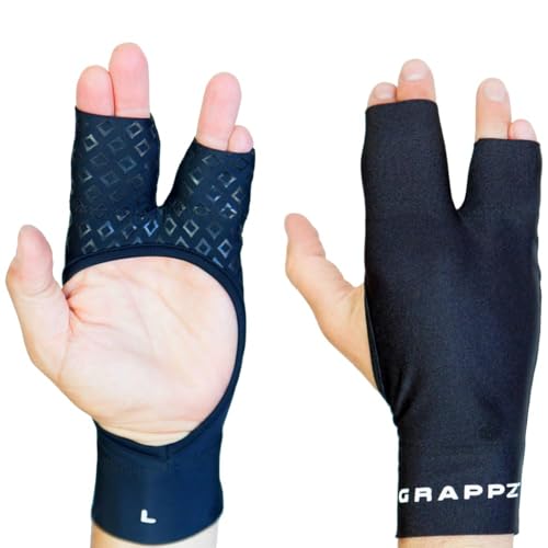 Grappz Finger Support Athletic Compression Gloves – Athletic Buddy Tape & Tri...