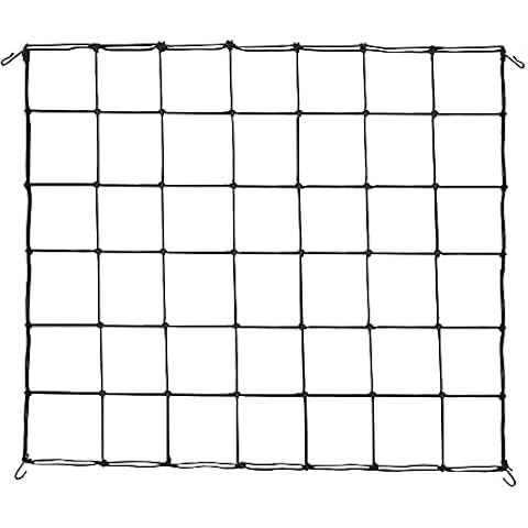 120cm x 120cm 1.2m x 1.2m Plant Support Scrog Net for Grow Tent Universal HEAVY DUTY Elasticated Cord STRECTHY NET Indoor Plant Hydroponic Grow Room Elastic Mesh Garden Trellis Netting Fits All Brands Cover