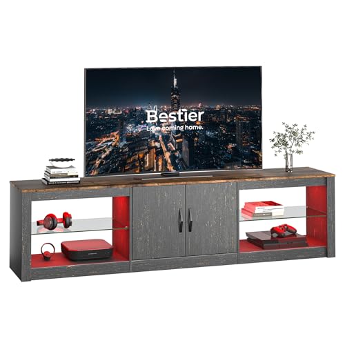 Bestier 70 Inch Led TV Stand for 75 Inch TV