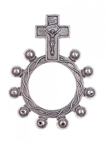 Rosario in metallo MaMeMi collana tradizionale per battesimo