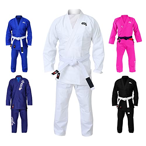 G4 Vision Bjj Gi Mens Kids Brazilian Jiu Jitsu Suit Jujitsu Adult Uniform Adult Youth Blue Black White cover