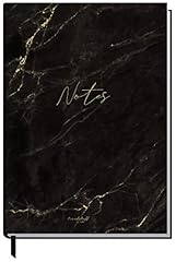 Notizbuch A5 liniert "Schwarzer Marmor...