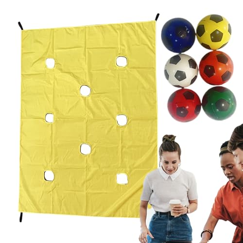 yanzisura Teamwork Grupplärningsspel Med Hål Tarp, Utomhus Teamutmaningsspel Set, Teambuilding Leksaker Och Utomhusspel För Ungdomar Och Vuxna