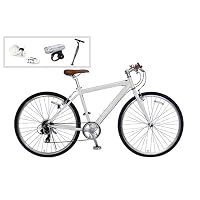 Amazon | 自転車 クロスバイク cyma 【カギ・ライト・ポンプ付