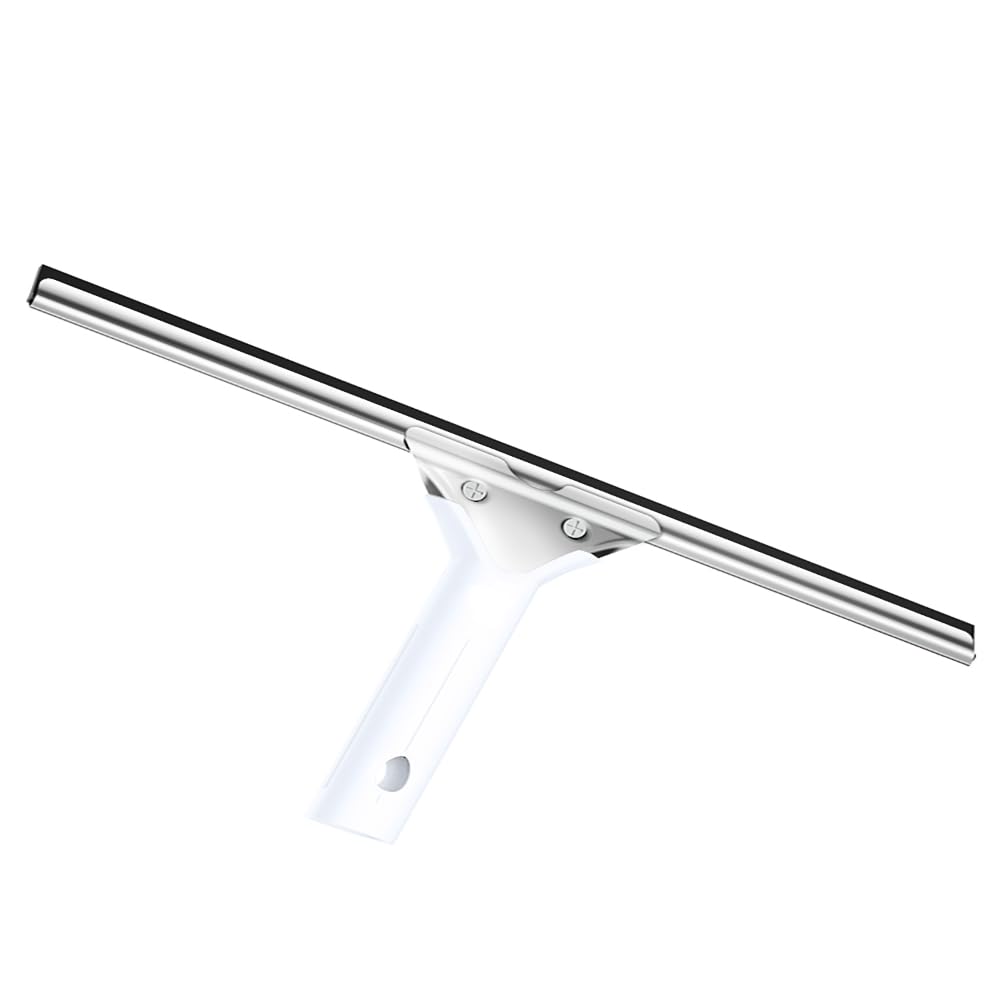 Rasqueta Limpiacristales para Ducha Extractor De BañO Y Ducha Borrador con Cabezal Giratorio Limpia Cristales Mamparas Ducha 45 cm Tamaño para Ducha BañO Espejos Cristales Y Azulejo,45cm