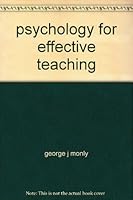 psychology for effective teaching B000J676NE Book Cover