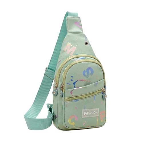 Genérico Mochila deportiva plegable colorida mochila ligera mochila deportiva para viajes al libre bolsa de (Green One Size)