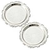 Plateau de service polyvalent : parfaitement dimensionnés pour les collations, les fruits, les desserts ou les tables basses, ces plateaux améliorent la présentation et apportent du style à votre salle à manger ou votre salon.