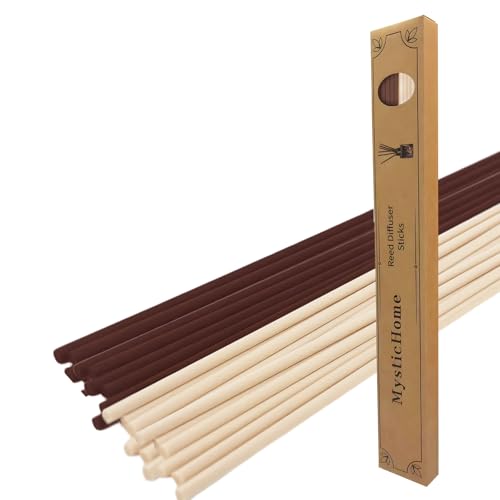 MYSTICHOME 40 PCS Fibre Reed Diffuser Sticks