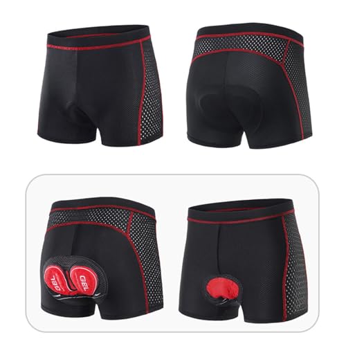 Calzas ciclismo para hombre con acolchado negro L miniatura 3