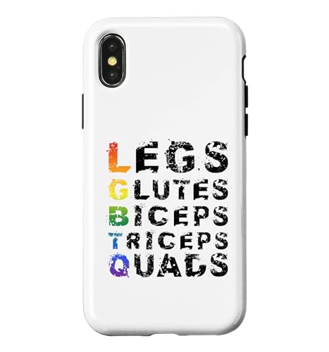 Legs Glutes Biceps Triceps Quads �ؓ� �W�� �X�}�z�P�[�X iPhone X/XS �p