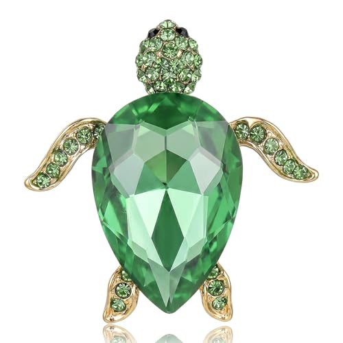 Image of Animal Brooch for Women Zirconia Rhinestone Abalone Shell Animal Lapel Pin Christmas Birthday Holiday Gift for Wife Mother Girlfriend Daughter